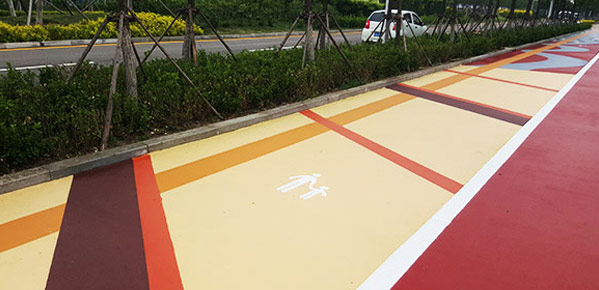中新天津生態(tài)城彩色慢行道項(xiàng)目，共建可持續(xù)發(fā)展生態(tài)城市