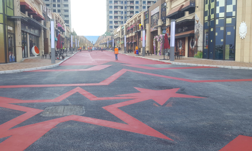 彩色瀝青路面