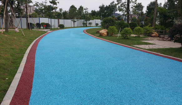 美邦透水路面，帶您飽覽通州綠道兩岸美景