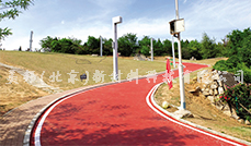 陽泉北山公園鋪設美邦瀝路力彩色路面